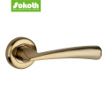 Gold door handle on rose with OEM service